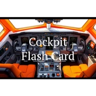 Cockpit Flash Cards for Kids (Age 4–6) | Airplane Cockpit Learning Cards | Printable PDF |