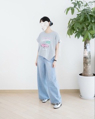 Vikini韓國束繩牛仔褲