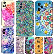 Case For Xiaomi Redmi 12 4G Note 12 5G POCO X5 PRO 5G Phone Cover Colorful Floral Paisley Flower