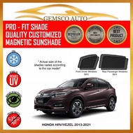 RideForce Honda HRV/VEZEL 2013-2020 ( 4/ 5pcs ) Car Magnetic Sunshade / Boot Tray / Tonneau Cover