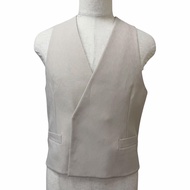 全新未使用商品 □ GUCCI 24SS 780824 馬銜扣圖案馬甲，米色，48碼，義大利製造，正品，男士推薦 ◎
