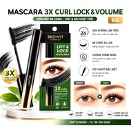 [Genuine] Mascara Browit By Nongchat Lift&Lock 3X Curl Thailand - 1 Stick
