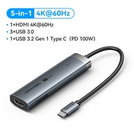 Vention Type C HUB USB 3.0 Port Hub TYPE C to HDMI 4K 30Hz 60Hz RJ45 USB C Multiport Port Hub Thunde