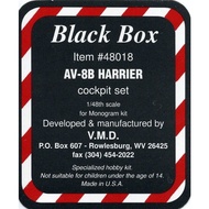Black Box 1/48 48018 AV-8B Harrier Cockpit Set For Monogram Kit