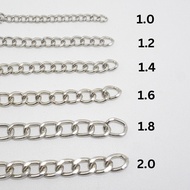 Iron Chain Necklace Chain 1.0 - 2.0 Chain DIY Chain Variation Bag Chain Craft