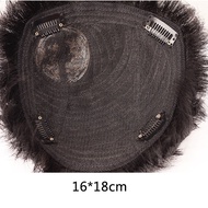 rambut palsu pria Tersedia Wig untuk Pendek Pria Wig Rambut Bagian Kepala Pengganti Blok Bernapas Da