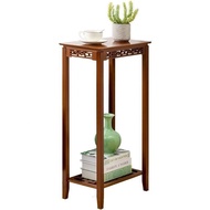 【SG local send】Chinese Style Side Table Carved Solid Wood Coffee Table Living Room Simple Multifunct