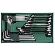 HEXAGONAL ROUND WRENCH TRAY SET 30 DETAILS 09906