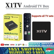 Android 14.0 Smart TV Box 4K Smart Media Player Set-top Box2.4G&5.0G Wifi 4GB+64GB 4K Chip Intellige