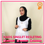 Kaos Singlet Resleting Depan Untuk Wanita Dewasa Umroh Haji Menyimpan Uang