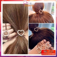 DO-C215 Pearl Patterned Hair Ties Korean Hair Tie/s Children's Hair Tie/s Rubber Ponytail Clips