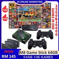 Game Stick Lite 4K TV Video Game Console With 2.4G Wireless Support CPS PS1 Classic Game with 2pcs g