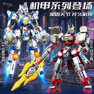 SEMBO Building Blocks Baichuan Halberd Robot 055 Destroyer Mecha Model Assembly Toy