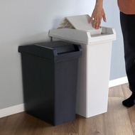 日本TONBO UNEED系列滑蓋雙用垃圾桶45L