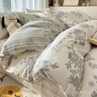 Tekstil Rumah Nantong 60-an Kapas Tulen Set Empat Keping Cadar Semua Kapas Sarung Kuilt Cadar Dipasa