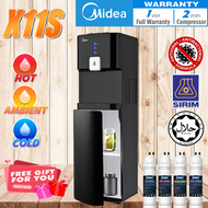 MIDEA NEW DESIGN Hot/Ambient/Cold Floorstanding Water Dispenser X11S - Compressor Cooling - 4 Halal 