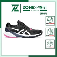 Asics Sky Elite FF 2 Black Pink Shoes - Chain Ball, Badminton, Low-Neck Tennis Shoes with curved heel design to support poping