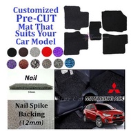 12MM Mitsubishi ASX Customized PRE CUT PVC Coil Floor Mat Anti Slip Carpet