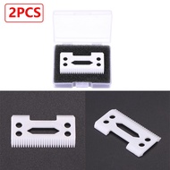 2PCS/1set Magic Clip 2 Holes Hair Clipper Blade Cutter Electric Clipper Blades Ceramic Blades For Wa