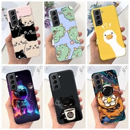 For Samsung Galaxy S21 / S21+ Cute Cat Dinosaur Astronaut Cartoon Casing Samsung S21 Plus S 21 21Plu