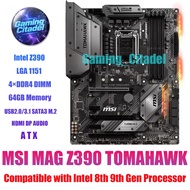 Used MSI MAG Z390 TOMAHAWK LGA 1151 ATX Motherboard DDR4 Compatible with Intel 8th 9th Gen Processor