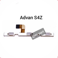 Flexible On Off Advan S4Z Original Tombol Volume Power