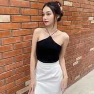 Rs 1.156 - Nivia Tank Top Crop Neck Strap Sleeveless T-shirt Kutung