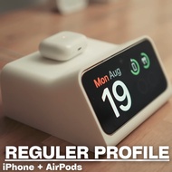 Charging Dock iPhone, AirPods, Apple Watch - Low Profile