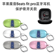 Lock Beats Fit Pro Bluetooth Headset Case Transparent Couple Headset Case beatsfitpro Protective Cas