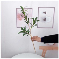 70cm Artificial Olive Leaves Tree Branch Green Plant with Fruit for Home Garden Vase Decoration Wedd
