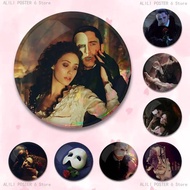 The P-Phantom of the O-Opera Badges 25 32 44 58 75 mm Round Cosplay Pin Bag Decor Fans Collect Frien