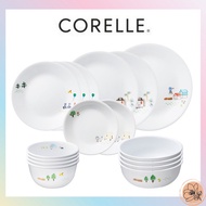 Corelle x Easy Weekend Round16p Set Square 16p Set 4 People Home Set