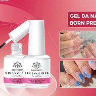 6in1 multi-purpose gel, nail extension gel for hard nail art