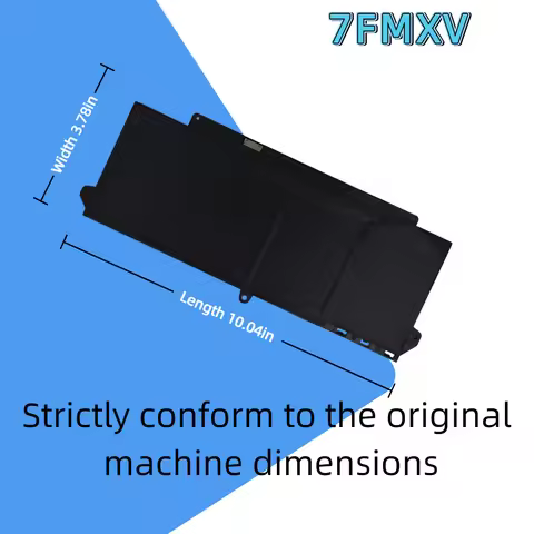 63WH 7FMXV Battery Replacement for Latitude Dell 5320 7320 7420 7520 5320 2-in-1/7320 2-in-1/7420 2-
