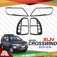 Isuzu Crosswind 2013-2015 XUV Variant Set of Headlight and Tail light Cover (Matte Black)