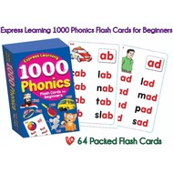 Express Learning 1000 Phonics Flash Cards For Beginners | Flash Card For Baby | Flash Card For Kids