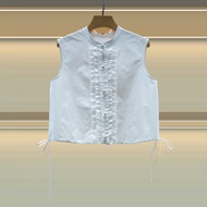 Drawstring Sleeveless Vest 4304E