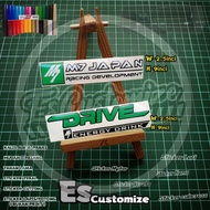 sticker kereta = DRIVE & M7 JAPAN ( 1 pcs )
