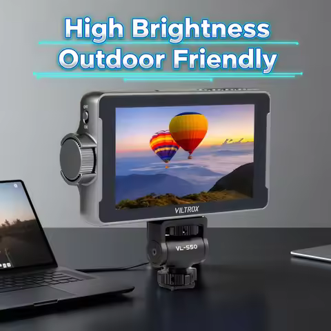 VILTROX DC-550 Pro Portable Monitor 5.5" 1920x1080 4K Profissional Monitors HDMI Touch Screen Field 