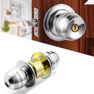 Door Knob002- Double lock door knob Set Stainless Door Lock door knob w/ 3keys