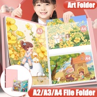 🔥3 Day Delivery🔥A2/A3/A4 File Folder Art File Picture Album Diamond Painting Container Children Art 