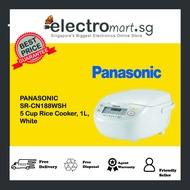 Panasonic SR-CN188WSH 10 Cup Rice Cooker, 1.8L, White
