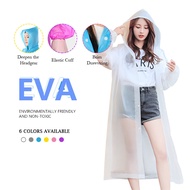 [HCM] Eva Thick Transparent 1-Person Raincoat EVA Waterproof Motorcycle Raincoat,