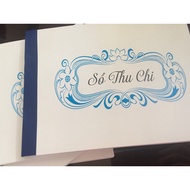 Combo 4 cuốn Sổ Thu Chi A5 -  [1 cuốn 100 tờ in 1 mặt]