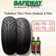✿ Safeway Tire 13 TUBELESS for NMAX V1/V2 SET/PARES