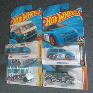 💯% Original Hot Wheels🔥 VW T3/Q.BITE/ESPACE F1/DODGE VAN (SET OF 4PIECES)