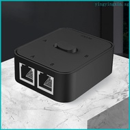 YIN 2 Port RJ45 LAN CAT6  Switch Selector 1000Mbps 2 In 1 Out 1 In 2 Out Internal External  Switcher