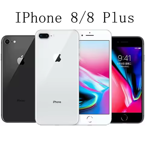 Unlocked Original Apple iPhone 8 8P 8 Plus Mobile 2/3GB RAM 64GB/256GB Smartphone 12MP 4.7“/5.5” iOS