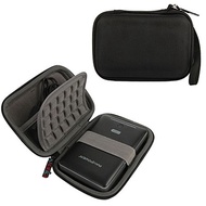 Khanka EVA Hard Case Carry Bag Cover for Western Digital WD My Passport Ultra,Elements SE/Toshiba Canvio/Seagate Backup /Transcend 2TB External Hard Drive,Kingston MLWG2,RAVPower FileHub (Black)