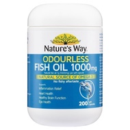 Nature's Way Fish Oil EPA DHA Omega 3 Natural Sea Fish Oil Free Fish Oil Tablet